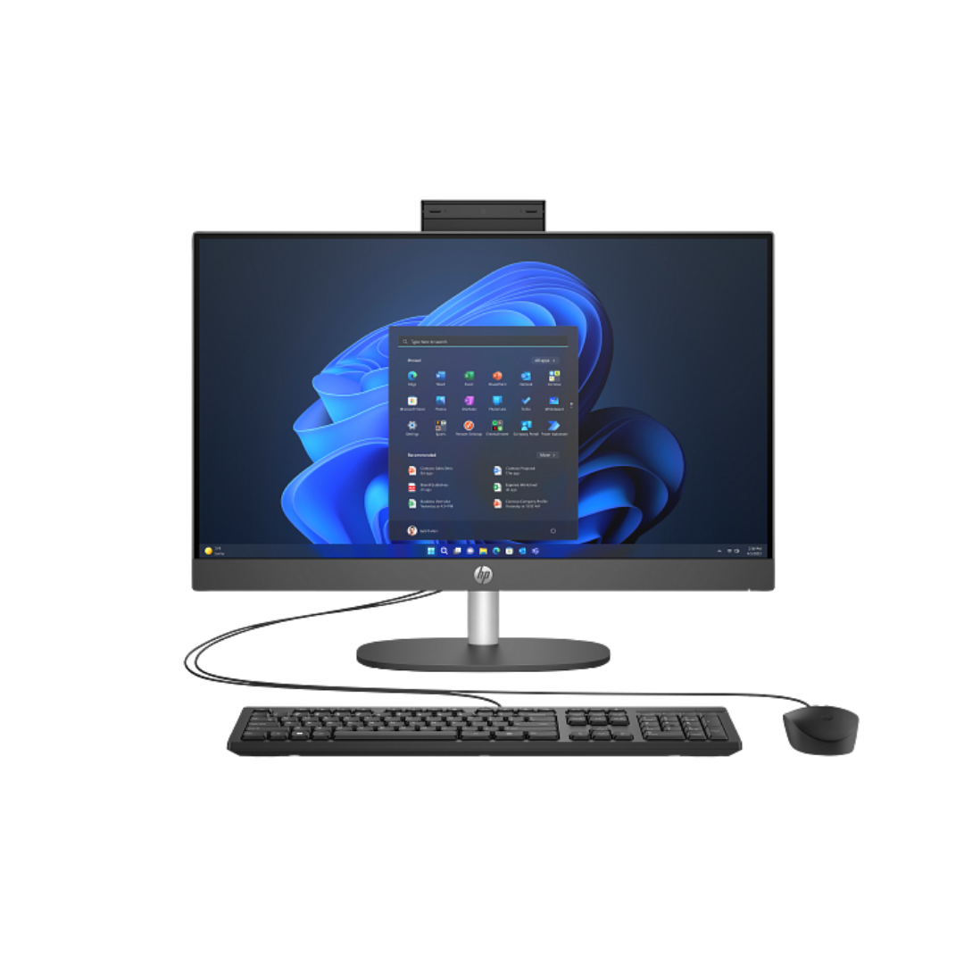 HP ProOne 240 G10 AiO Ultra 5-125U 23.8''FHD 8Go 512Go SSD Freedos Noir 12M D10FBET